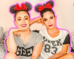 The star also has a twin sister who is also featured on her videos The star also has a twin sister who is also featured on her videos.